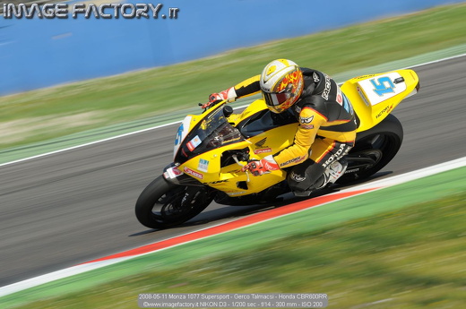 2008-05-11 Monza 1077 Supersport - Gerco Talmacsi - Honda CBR600RR